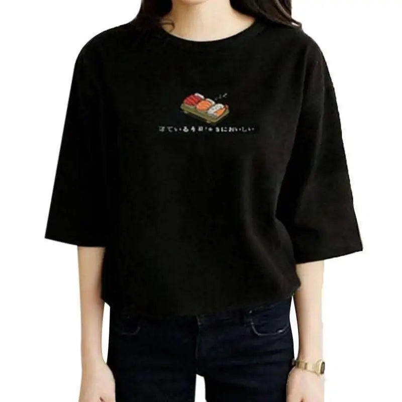 Sushi T-Shirt Printed Fashion