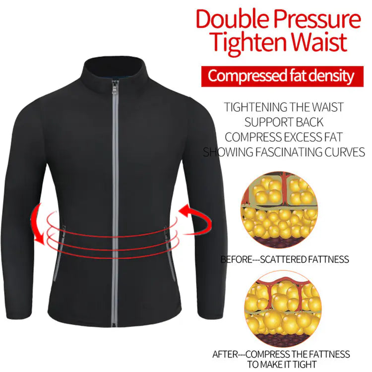 Exercise waist corset shapewear Men's sauna suit