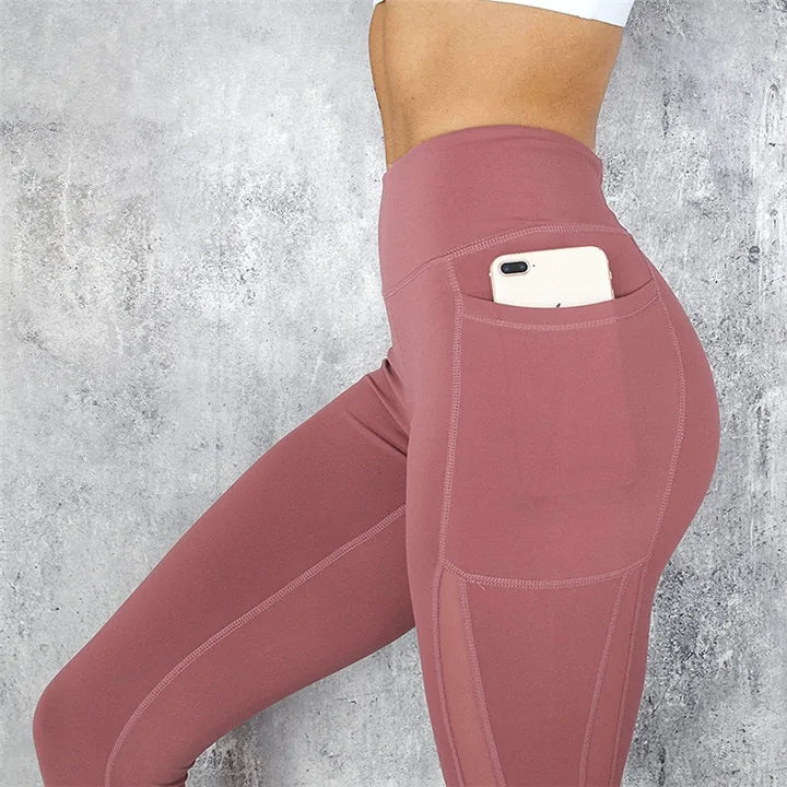 High Waist Pocket Leggings Fitness Leggings for Women