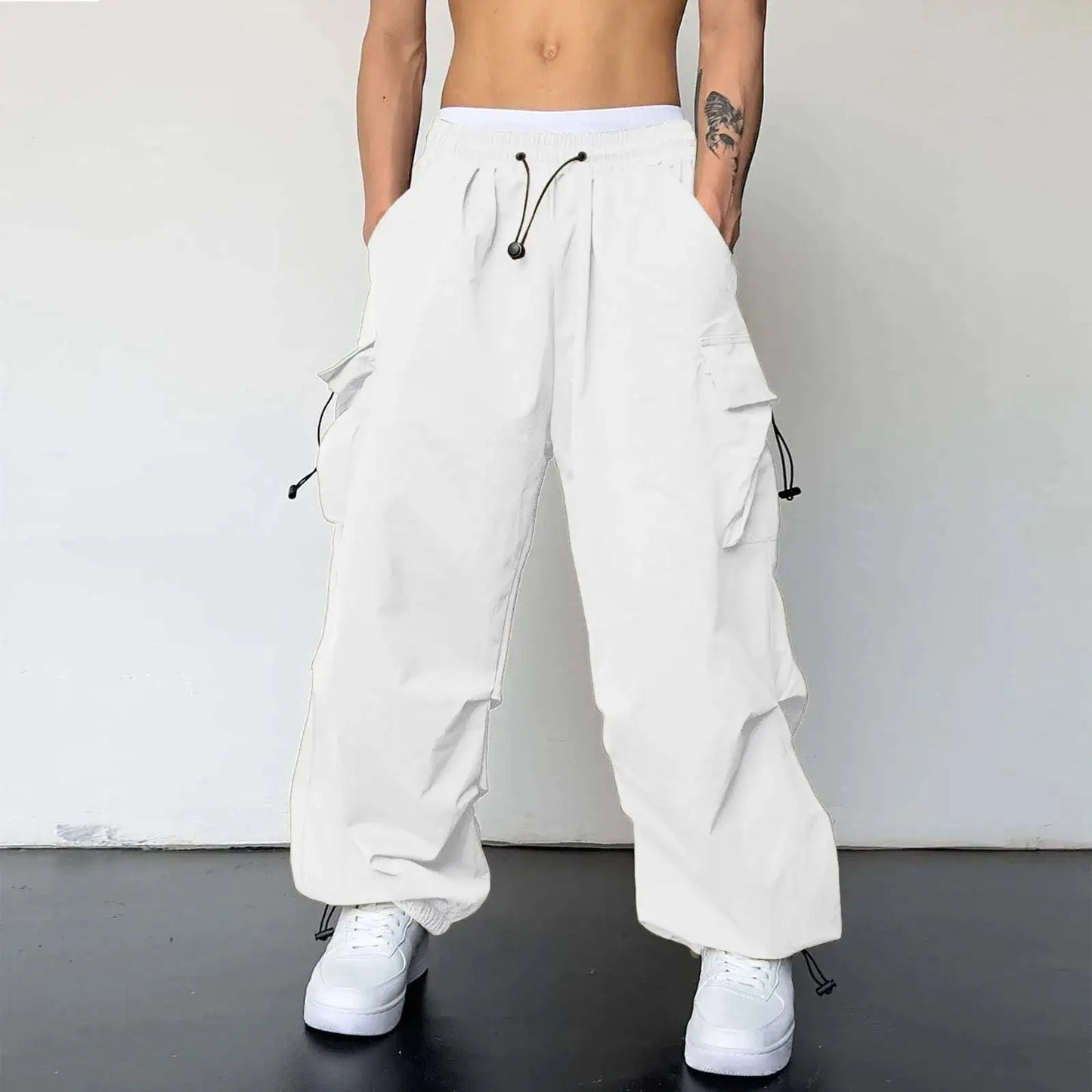 Harajuku Cargo Parachute Pants