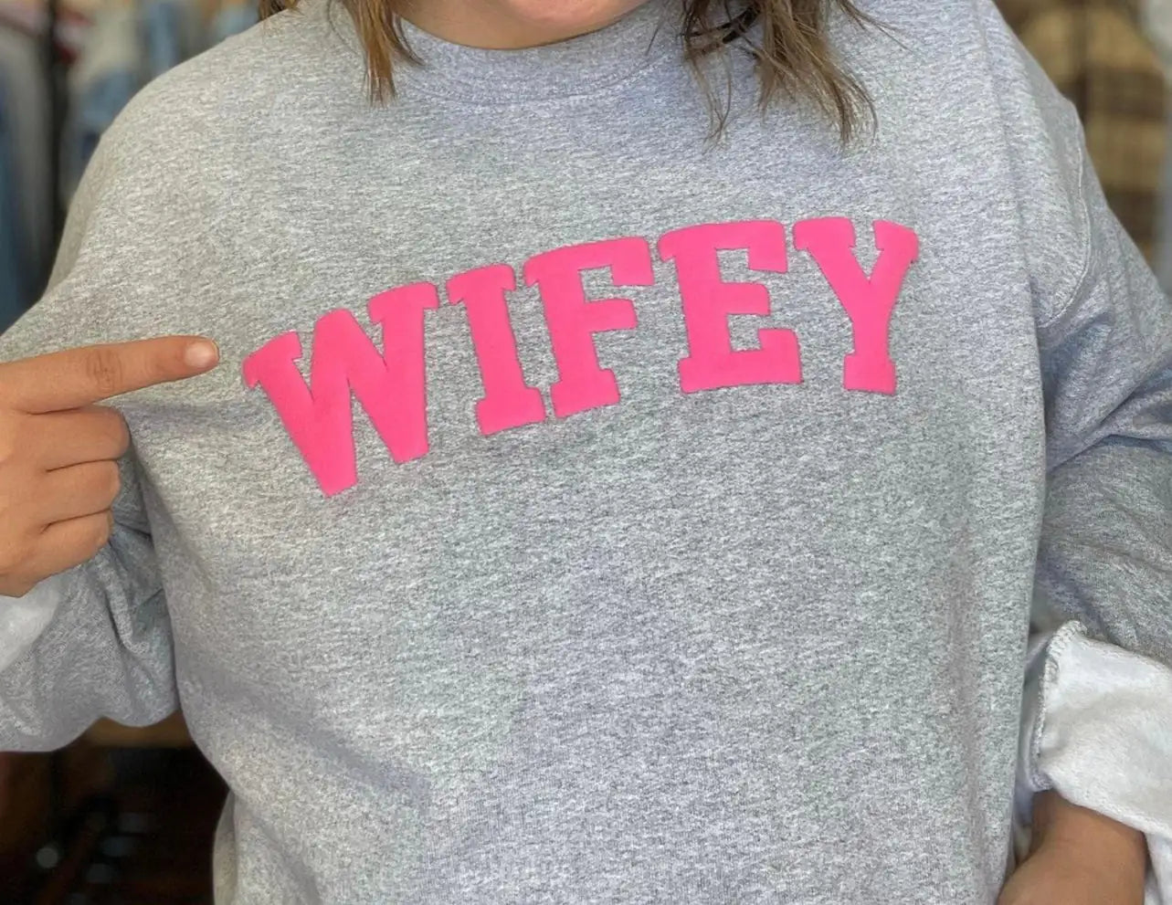 Wifey Puff - Grey or Pink