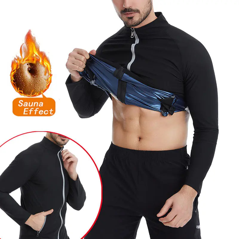 Exercise waist corset shapewear Men's sauna suit