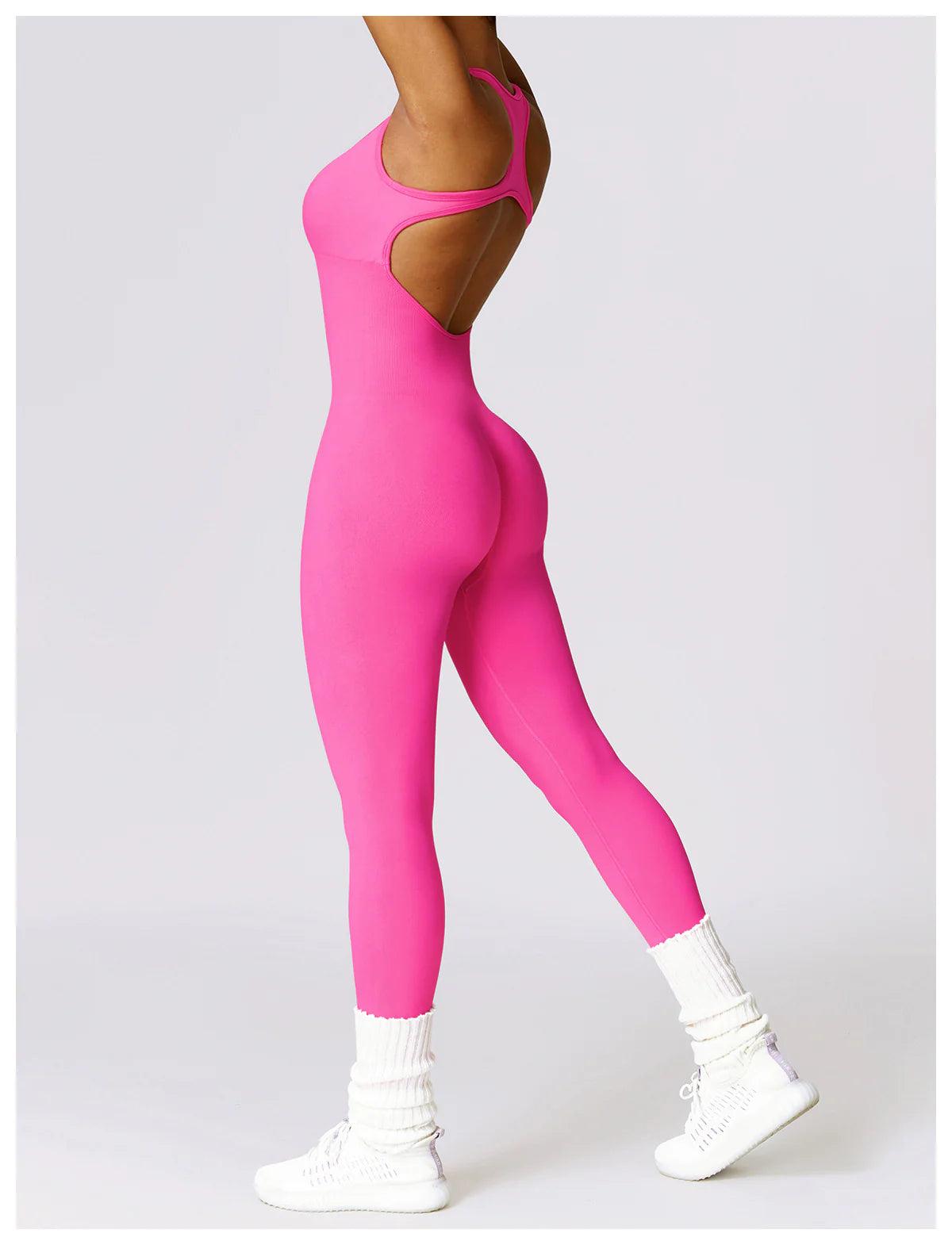 Tight Sports Back V Shape One-piece